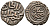 Индия 2 гани 1296-1316 AD Делийский Султанат, Ала аль-Дин Мохаммед биллон 192-931