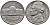 США 5 ЦЕНТОВ 1972 D, ДЖЕФФЕРСОН KM А192 медно-никель 3336-646