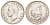 ЮАР 5 шиллингов 1951 Георг VI (1936-1952), год-тип KM 40.2 серебро 4127-224