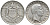 Албания 1 франга ари 1935 R, Ахмет Зогу I (1928-1939) KM 16 серебро 113-716