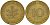 ФРГ 10 пфеннигов 1990 J J. 383, KM 108 сталь плакированная латунью    4603-631