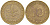 ФРГ 10 пфеннигов 1977 D KM 108, J. 383 сталь плакированная латунью 58-1251