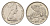 Новая Зеландия 5 центов 1975 Елизавета II (1952-2022), ящерица гаттерия KM 34 медно-никель UNC 4655-254
