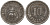 Венгрия 10 филлеров 1940 KM 507a сталь 4151-1144