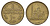 Египет 10 пиастров 1992 KM 732 латунь UNC 4673-622