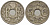 Франция 5 сантимов 1919 тип Линдайё KM 865, Le Franc 121.3 медно-никель 4379-1141