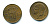 БЕЛЬГИЯ 50 САНТИМОВ 1959 BELGIQUE KM 148.1 бронза 86-843