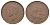 ЮАР 1 пенни 1949 Георг VI (1936-1952) KM 34.1 бронза 4661-324