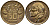 БЕЛЬГИЯ 50 САНТИМОВ 1958 BELGIE KM 149.1 бронза 4392-824