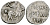 ВЕЛИКОЕ КНЯЖЕСТВО МОСКОВСКОЕ ДЕНГА 1535 - 1547 ИВАН IV ВАСИЛЬЕВИЧ, МОСКОВСКИЙ МОНЕТНЫЙ ДВОР, 0,34 ГР ГиК №41 серебро 262-1024