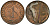 Германия 1 рейхспфенниг ND (1924-1936) KM 37, J. 313 бронза 4608-259
