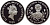 Гернси 5 фунтов 1995 Королева Елизавета, королева мать KM 66a серебро PROOF 01-057-12