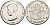 Испания 5 песет 1888 Альфонсо VIII, современная копия белый металл 4386-431