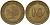 ФРГ 10 пфеннигов 1966 G J. 383, KM 108 сталь плакированная латунью    4603-326