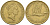 Новая Зеландия 2 доллара 1990 Елизавета II (1952-2022), большая белая цапля KM 79 алюминиевая бронза 81-414