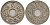 Таиланд 10 сатангов 1937 BE 2480, королевство Сиам (1908 - 1937) Y 37 никель 4142-541