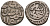 Индия 2 гани 1296-1316 AD Делийский Султанат, Ала аль-Дин Мохаммед биллон 4110-1766