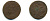 Россия деньга 1737 Анна Иоанновна (1730-1740) Биткин 293 медь 29-224