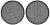 Бельгия 1 франк 1942 Леопольд III, Belgique-Belgie KM 127 цинк 4163-153