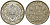 ГЕРМАНИЯ 1/2 МАРКИ 1918 E J. 16, KM 17 серебро UNC 65-253