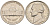 США 5 ЦЕНТОВ 1987 D ДЖЕФЕРСОН KM A192 медно-никель 4114-1111