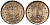 Нидерландские Антилы 1 цент 1972 Юлиана (1948-1980) KM 8 бронза UNC 4118-913
