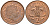 Великобритания 2 пенса 2001 Елизавета II (1952-2022) KM 987, Spink 4690 (C5) сталь плакированная медью 177-745