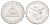 Никарагуа 50 сентаво 1994 голубь мира KM 83 хромированная сталь UNC 4625-224