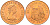 Джерси 2 пенса 1983 Елизавета II (1952-2022), Сент-Хелиер KM 55 бронза UNC 4583-133