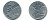 Бразилия 5 крузейро 1990 фермер KM 618.1 нержавеющая сталь aUNC 93-716