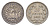 Никарагуа 10 сентаво 1887 год-тип KM 6 серебро 1520-1521