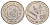 Либерия 1 доллар 1995 50 лет ООН KM 412 медно-никель BU 4537-1035
