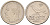 Норвегия 25 эре 1960 Улаф V (1958-1991), синица KM 407 медно-никель 4580-1029