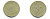 ВЕНГРИЯ 20 ФОРИНТОВ 1995 ВЕНГЕРСКИЙ ИРИС KM 696 никель латунь 56-1023