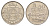 Латвия 50 сантимов 1922 год-тип KM 6 никель 4657-756