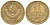 СССР 1 копейка 1987 Y 126a, Schon 75a латунь 4613-565