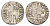 Киликийская Армения трам 1226-1271 Хетум I и царица Забель, держат крест/лев с патриаршим крестом  серебро    1516-332