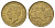 Монако 50 франков 1950 Ренье III (1949-2005) KM 132 алюминиевая бронза 4680-311