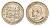 Кения 50 центов 1971 Джомо Кениата KM 13 медно-никель UNC 54-947