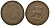 РОССИЯ 2 КОПЕЙКИ 1758 без букв Биткин 392 медь 1083-3-32