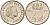 Нидерланды 25 центов 1977 Юлиана (1948-1980) KM 183 никель  4598-519