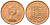 Джерси 1/2 пенни 1971 KM 29 бронза UNC 4611-441