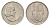 ЮАР 10 центов 1965 Ян ван Рибек (1619-1677), South Africa, легенда на африкаанс, цветок алоэ KM 68.1 никель 4674-926