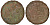 Россия деньга 1748 Елизавета (1741-1762) Биткин к 358 медь 51-3557