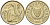 Кипр 2 цента 1996 KM 54.3 никель латунь 4596-117