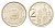 Югославия 2 динара 2000 KM 181 медь цинк никель UNC 4659-823