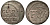 Бранденбург-Пруссия 1 шиллинг 1671 Фридрих Вильгельм (1640-1688), вес 0,56 гр. KM 387 серебро 1516-343