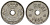 Румыния 5 бани 1906 J, Кароль I (1881-1914) KM 31 медно-никель 71-1024