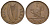 Ирландия 1 пенни 1962 курица с цыплятами KM 11 бронза 4512-1041