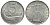 ИТАЛИЯ 5 ЛИР 1955 R, РУЛЬ , ДЕЛЬФИН KM 92 алюминий 4182-121